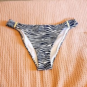 H&M zebra print bikini bottom